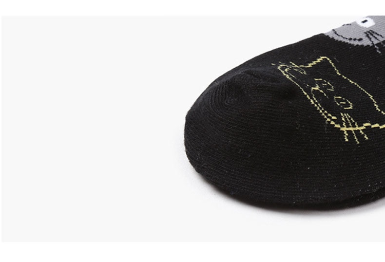 Women's Long Cats Printed Socks