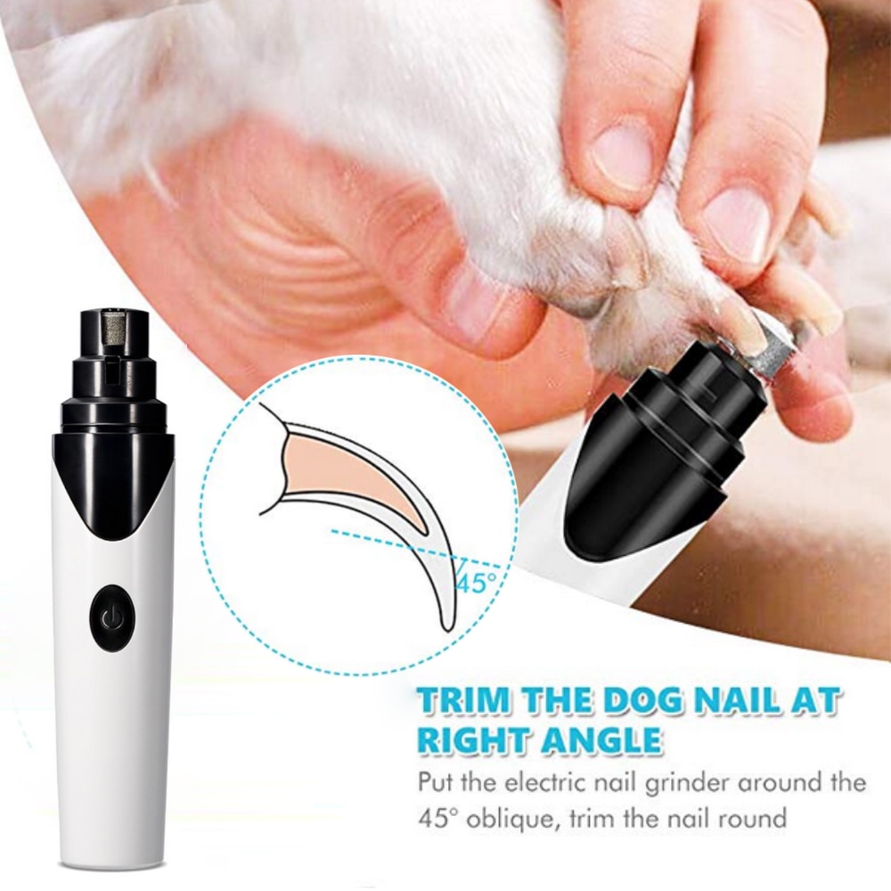 Quiet USB Rechargeable Pet Nail Trimmer
