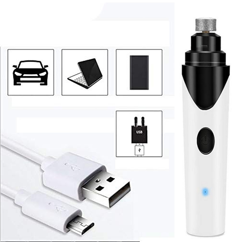 Quiet USB Rechargeable Pet Nail Trimmer